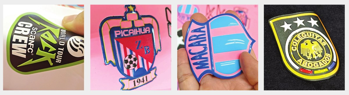 TPU label and badge samples